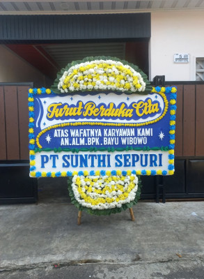 Papan Bunga Duka di Limbatihu